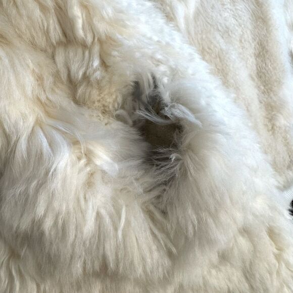 Vintage 1984 alpaca fur jacket with fur buttons Purchased new in L.A. 1980s  xs - Picture 8 of 16